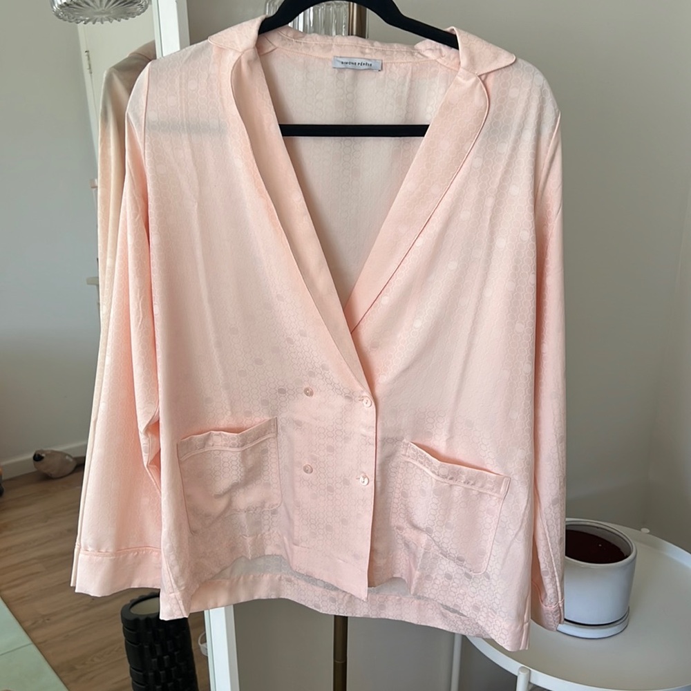 Simone perele silk pajama set